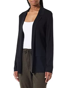 s.Oliver BLACK LABEL Damska kurtka z dzianiny, szara/czarna, 48 (DE) - Kurtki damskie - miniaturka - grafika 1