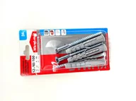 Kołki - WKRĘT-MET Kołek rozporowy z wkrętem do drewna z łbem 6-kątnym 12 mm x 100 mm - miniaturka - grafika 1