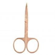 Akcesoria do paznokci - INTER-VION Premium Line - Curved Nail Scissors - Nożyczki do paznokci - Wygięte - Rose Gold INTNPRGO - miniaturka - grafika 1