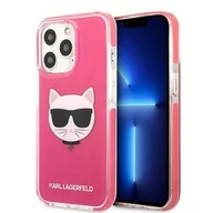 Etui i futerały do telefonów - Etui Karl Lagerfeld do iPhone 13 Pro Max 6,7" hardcase fuksja/fuschia Choupette Head - miniaturka - grafika 1