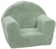 Krzesła obrotowe dla dzieci - Delsit Fotelik z pianki dla dziecka, Pufa, Fotel SZTRUKS PREMIUM - miniaturka - grafika 1