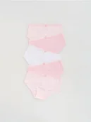 Majtki dla dzieci - Reserved - Bawełniane majtki 5 pack - pastelowy róż - miniaturka - grafika 1
