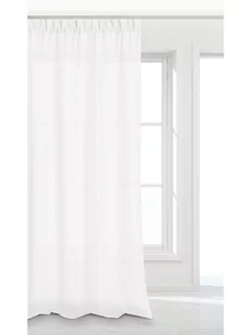 Zasłona Gotowa 140X175 Biała Na Taśmie Viva Do Salonu - Zasłony - miniaturka - grafika 1