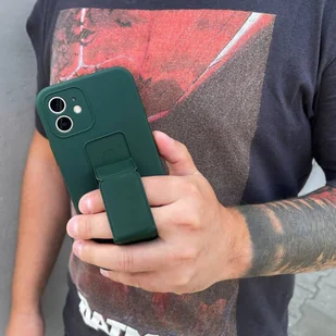 Wozinsky Kickstand Case elastyczne silikonowe etui z podstawką Samsung Galaxy A32 5G czerwony - Etui i futerały do telefonów - miniaturka - grafika 14