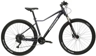 Rowery - Rower górski damski Kross Lea 5.0 27,5 XS(14") granatowy srebrny - miniaturka - grafika 1