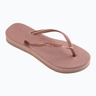 Klapki i japonki damskie - Japonki damskie Havaianas Slim Platform crocus rose - miniaturka - grafika 1