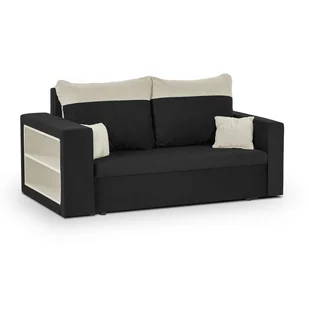 Sofa kanapa 2 os z funkcją spania PABLO1 czarna - Sofy i kanapy - miniaturka - grafika 1