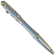 Długopisy - Długopis taktyczny RikeKnife Gold / Blue Titanium (RK-TR02-GB) - miniaturka - grafika 1