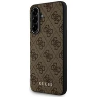 Etui i futerały do telefonów - Guess Etui Hardcase 4G Metal Gold Logo do Galaxy A56 5G, brązowe - miniaturka - grafika 1