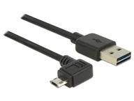 Kable komputerowe i do monitorów - DeLOCK 83846 kabel USB USB 2.0 1 m USB A Micro-USB B Czarny - miniaturka - grafika 1
