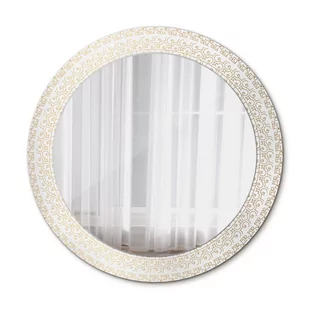 Lustro do Łazienki Glamour Indiańska mandala 70cm - Lustra - miniaturka - grafika 1