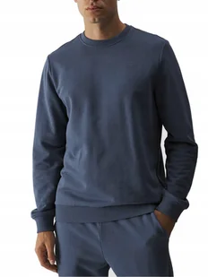BLUZA 4F męska 4FWMM00TSWSM1465-32S bez kaptura granatowa XXL - Bluzy męskie - miniaturka - grafika 1