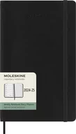 Kalendarze - MOLESKINE kalendarz 2024-2025 18 miesięczny LARGE CZARNY WEEKLY SOFT - miniaturka - grafika 1