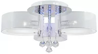 Lampy sufitowe - ELEM Biała lampa sufitowa z funkcją sleep DRS8006/3 WH NET z serii ANTILA - miniaturka - grafika 1