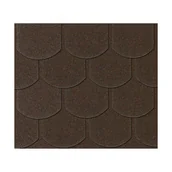 Pokrycia dachowe - Gont bitumiczny Karpiówka brązowy 3.85 m2 Hauser - miniaturka - grafika 1