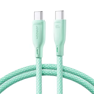 Joyroom kabel Multi-Color Series SA34-CC3 USB-C / USB-C 60W szybki transfer 1m - Kable USB - miniaturka - grafika 1