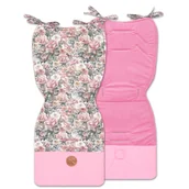 Akcesoria do wózków - Pokrowiec na siedzisko Wkładka do wózka 75 x 35 cm - Pokrowiec na wózek spacerowy Wkładka do fotelika dziecięcego Oddychający uniwersalny kwiaty - miniaturka - grafika 1