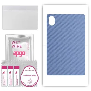 folia naklejka skórka strukturalna na TYŁ do Huawei MatePad 11.5 PaperMatte - Carbon Granatowy - apgo SKINS - Akcesoria do tabletów i e-booków - miniaturka - grafika 1