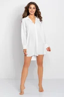 Bielizna nocna - Koszula Bella White-Gold White-Gold, L/XL - miniaturka - grafika 1