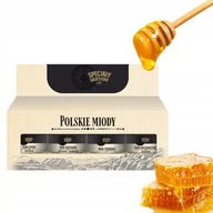 Miód - Zestaw Miodów naturalnych premium Specjały Galicyjskie 4x50g - miniaturka - grafika 1