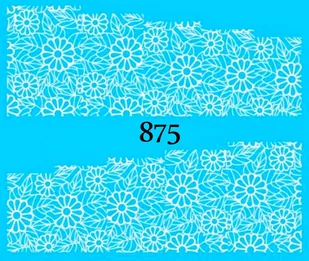 Naklejki wodne na paznokcie - nr 875 - Ozdoby do paznokci - miniaturka - grafika 1