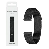 Akcesoria do smartwatchy - Pasek do Samsung Galaxy Watch 4/ 4 Classic/ 5/ 5 Pro/ 6/ 6 Classic 20 mm M/L Fabric Band One Click - Czarny - miniaturka - grafika 1