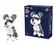 Klocki - Klocki Konstrukcyjne Rasy Psów PSY SZNAUCER 2100 elementów - miniaturka - grafika 1