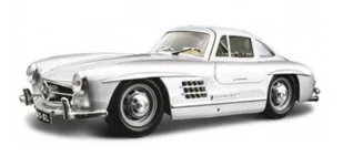 Bburago Mercedes-Benz 300SL 1954 Silver 1:24 - Samochody i pojazdy dla dzieci - miniaturka - grafika 3