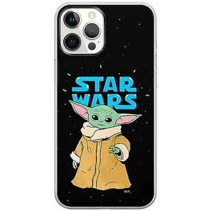 ERT GROUP etui na telefon Iphone 12 PRO MAX, case oryginalny i oficjalnie licencjonowany przez Star Wars, wzór Baby Yoda 032, optymalnie dopasowane, plecki z TPU - Etui i futerały do telefonów - miniaturka - grafika 1
