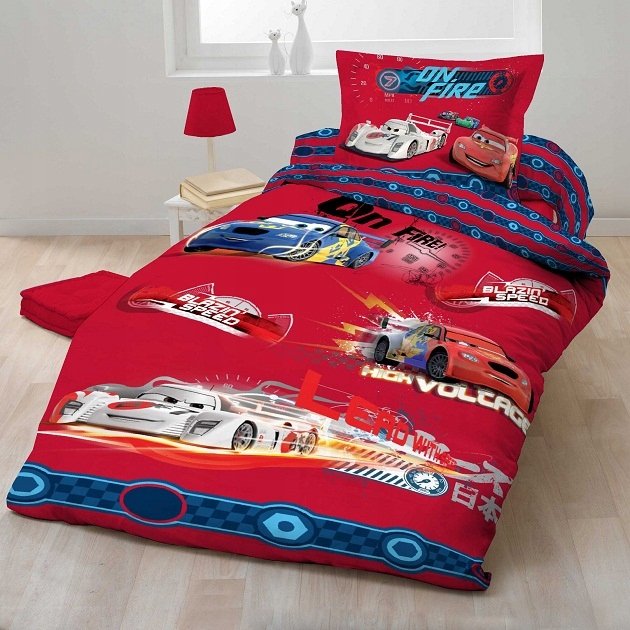 pościel dziecięca 140x200 Cars McQueen Auta Złomek
