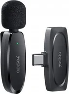 Mikrofony komputerowe - Mikrofon Yesido yesido KR11 Mikrofon MEMS na Klipsie Type-C, Wireless 2.4GHz, BLACK / CZARNY - miniaturka - grafika 1