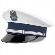 Czapki i chusty sportowe męskie - Czapka garnizonowa gabardynowa oficer młodszy starszy Policji WRD 61 - miniaturka - grafika 1