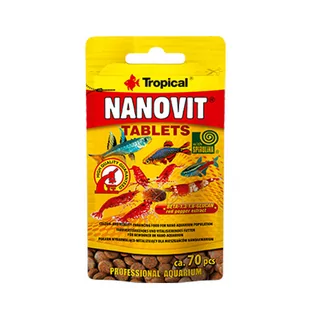 Tropical NANOVIT TABLETS 70SZT D/NARYBKU 59832 59832 - Pokarm dla ryb - miniaturka - grafika 1