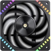 Wentylatory komputerowe - Wentylator Jonsbo Wentylator Reverse Blade PWM, ARGB - 120mm, czarny HF2-120BR - miniaturka - grafika 1