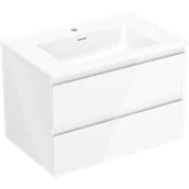 Szafki łazienkowe - Mexen Orio szafka łazienkowa 70 cm z umywalką Otis, 2 szuflady, biała połysk - 91A10-07047-2-BFF00-W18M00 - miniaturka - grafika 1