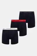 Majtki męskie - Tommy Hilfiger bokserki 3-pack męskie kolor granatowy UM0UM02765 - miniaturka - grafika 1