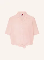 Bluzki damskie - Tommy Jeans Bluzka rosa - miniaturka - grafika 1