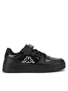 Kappa Sneakersy AW24-3C015(DZ) Czarny - Buty dla dziewczynek - miniaturka - grafika 1