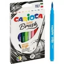 Carioca Pisaki 10 kolorów Brush Tip 42937 - Przybory szkolne - miniaturka - grafika 4