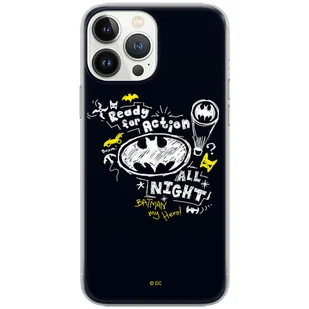 Etui do Apple IPHONE 15 Batman 014 DC Nadruk pełny Czarny - Etui i futerały do telefonów - miniaturka - grafika 1