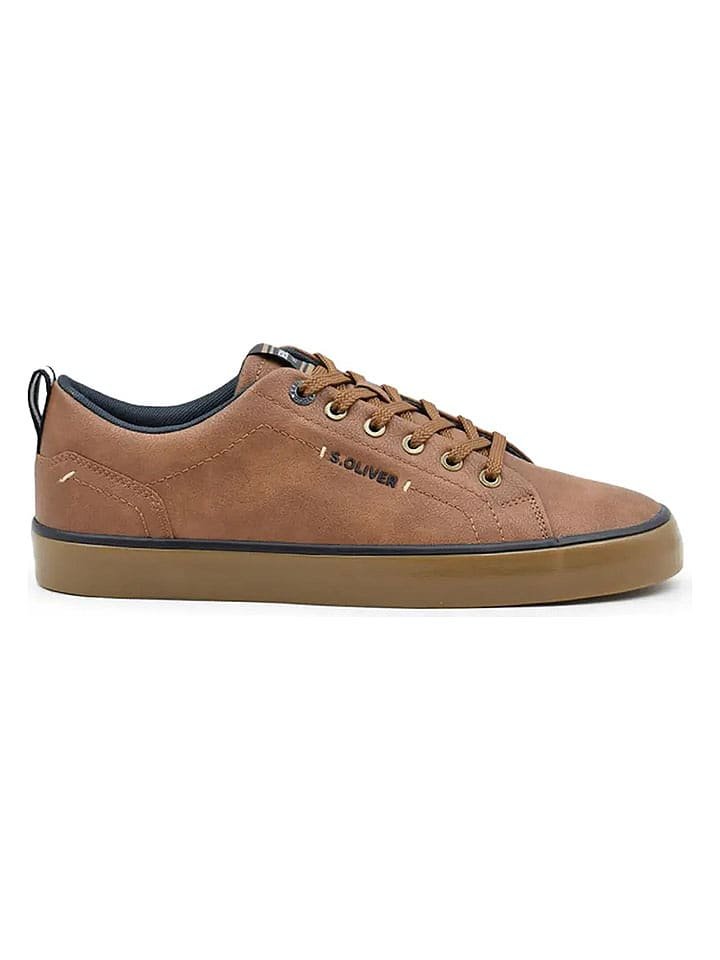 s.Oliver Sneakersy w kolorze jasnobrązowym
