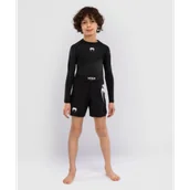 Spodnie sportowe męskie - Venum Spodenki MMA Treningowe Dziecięce Fightshorts Light Kids Black - miniaturka - grafika 1