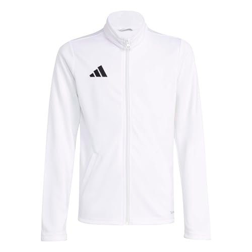adidas uniseks-kind Entrada26 Track Jacket Kids, white/black, 13-14 Years