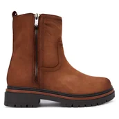 Botki damskie - Botki Caprice 9-25401-45 Brązowy - miniaturka - grafika 1