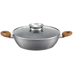 Patelnia głęboka Mastic z pokrywą Aroma Knob 28 cm - Patelnie - miniaturka - grafika 1