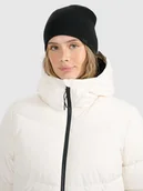 Czapki męskie - 4F Czapka zimowa uniseks - czarna Uniwersalny - miniaturka - grafika 1