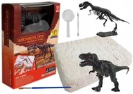 Mały naukowiec - Zestaw WYKOPALISKA Szkielet Model Dinozaur Tyranozaur T-REX Lupa Dłuto - miniaturka - grafika 1