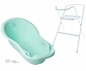 Wanienki dla dzieci - WANNA DLA DZIECKA ZESTAW 3w1 TEGA BABY WANIENKA 102cm + KOREK + STOJAK - miniaturka - grafika 1