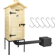 Paleniska ogrodowe - Wędzarnia BROWIN 330338 drewniana z paleniskiem - miniaturka - grafika 1