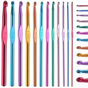 ZESTAW SZYDEŁEK SZYDEŁKA 12 SZTUK DO SZYDEŁKOWANIA 2 - 8 mm KOMPLET - Pasmanteria ZESTAW SZYDEŁEK SZYDEŁKA 12 SZTUK DO SZYDEŁKOWANIA 2 - 8 mm KOMPLET - Pasmanteria - miniaturka - grafika 1